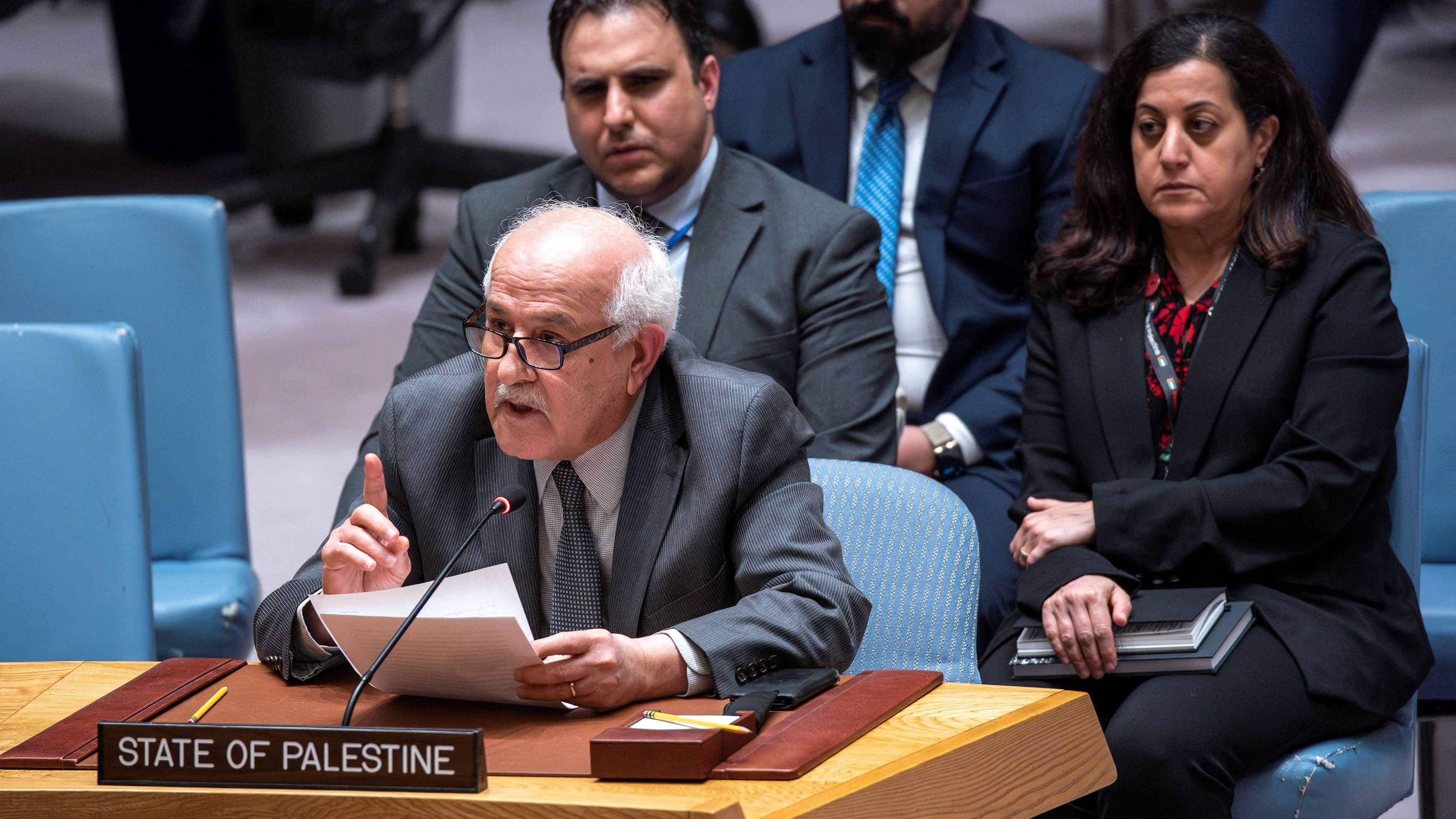 EE.UU. veta a Palestina como Estado de pleno derecho en la ONU