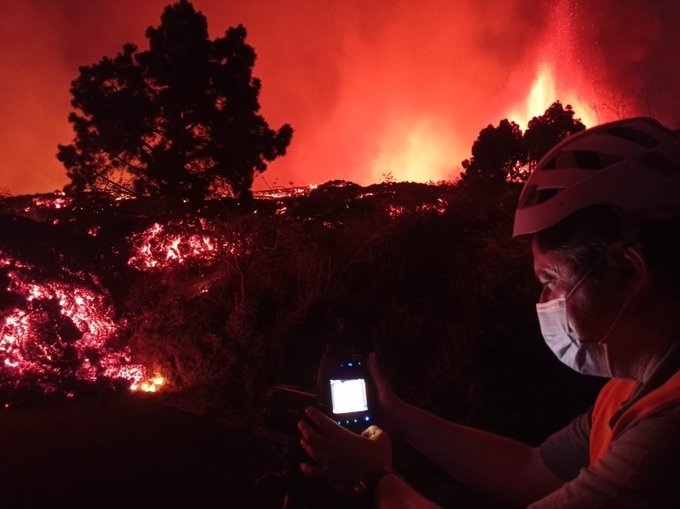 Erupción volcánica en la Cumbre Vieja de La Palma