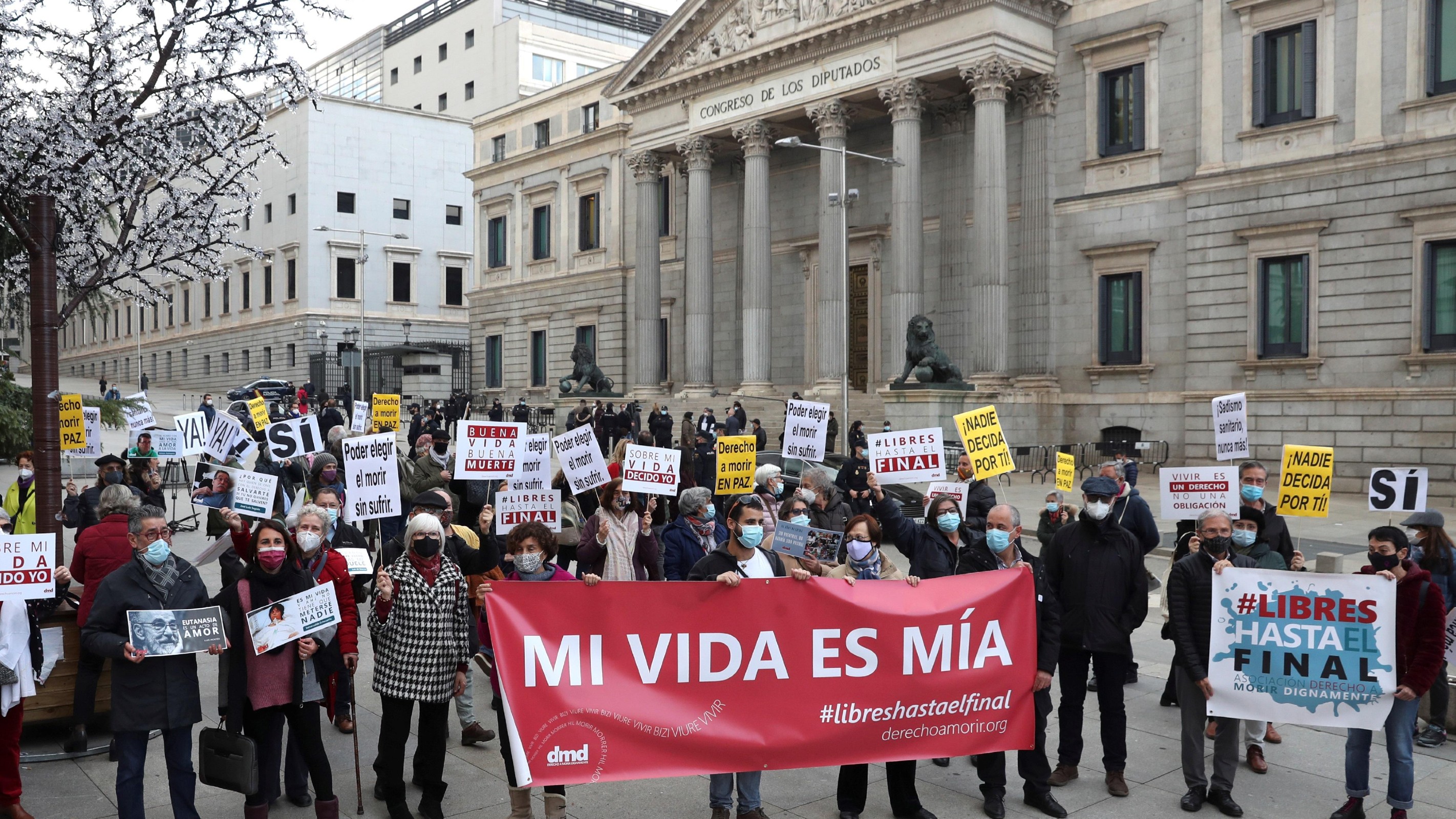 El Congreso aprueba la ley de eutanasia con amplia mayoría