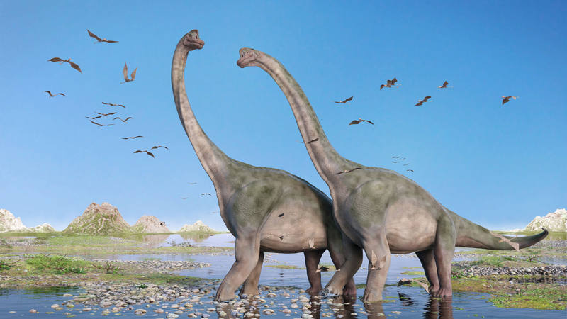 Dinosaurios en la Tierra por extinción a causa del cambio climático