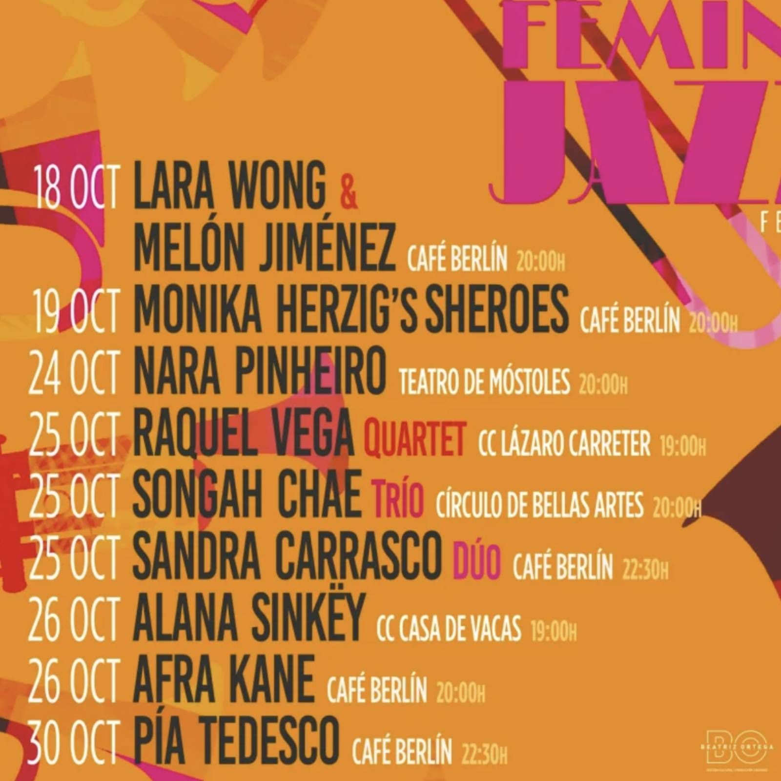 Músicas posibles - Fémina Jazz - 12/10/24