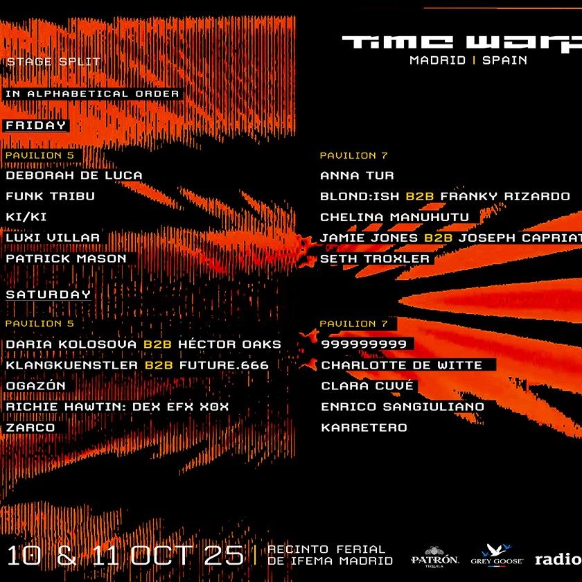 En órbita - Festival Time Warp Madrid - 04/10/25
