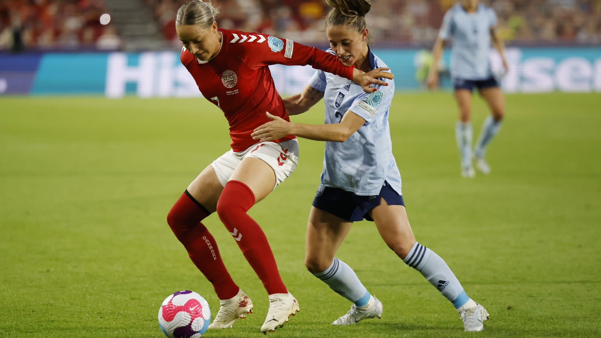 Fútbol Campeonato de Europa femenino. Pospartido España Dinamarca