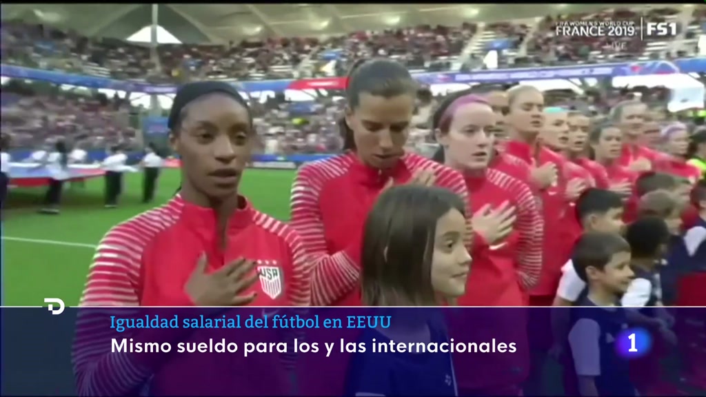 Las futbolistas de EE.UU. consiguen la igualdad salarial