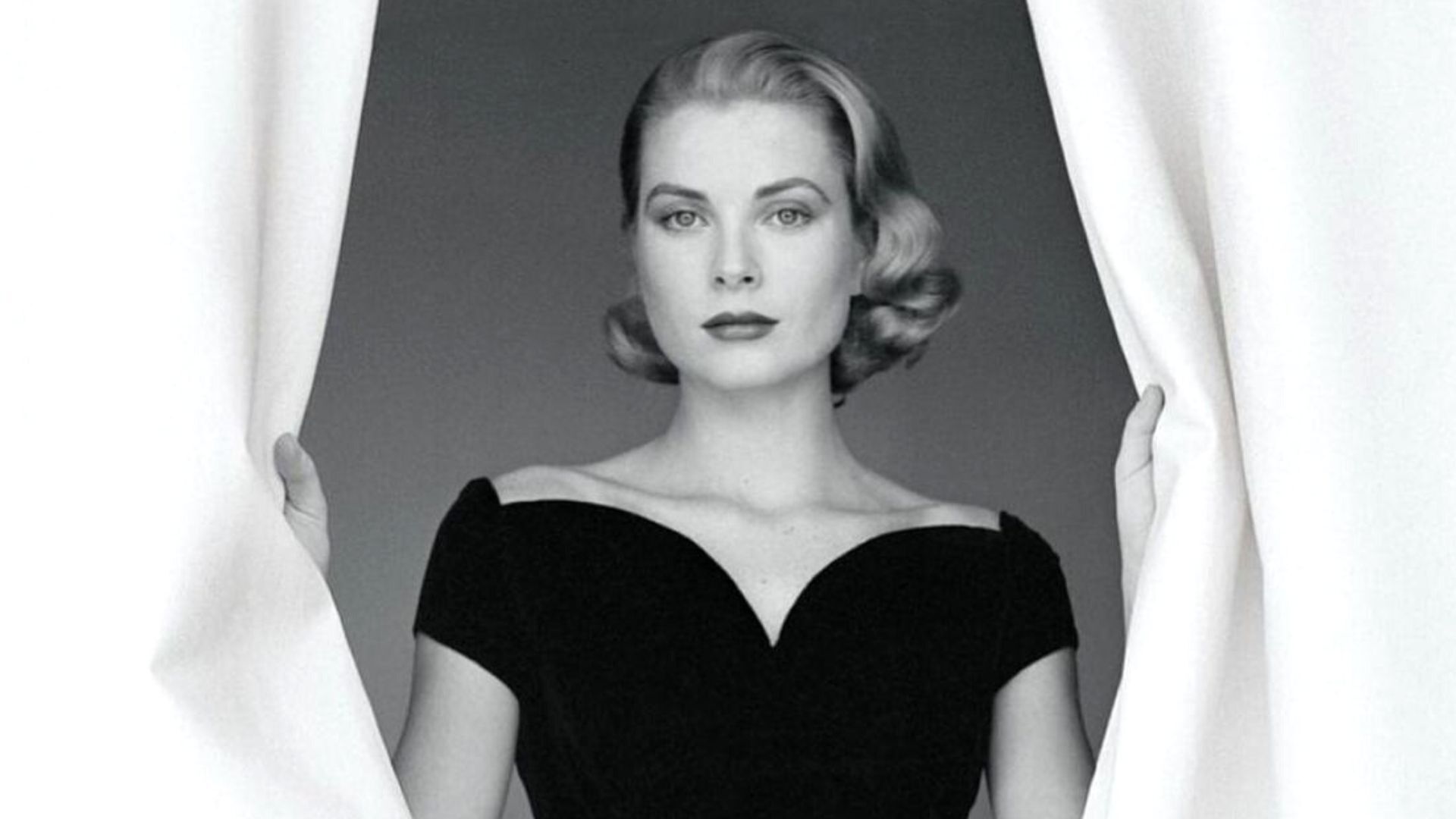 vestido azul grace kelly