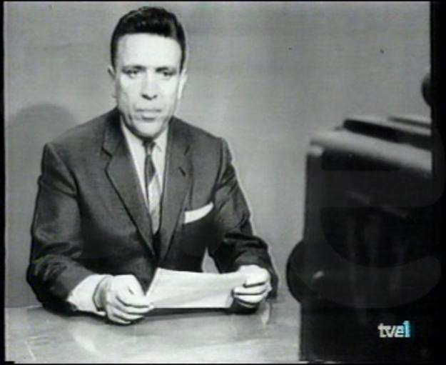 David Cubero, primo capo editore di TVE e uno dei presentatori Pioneer