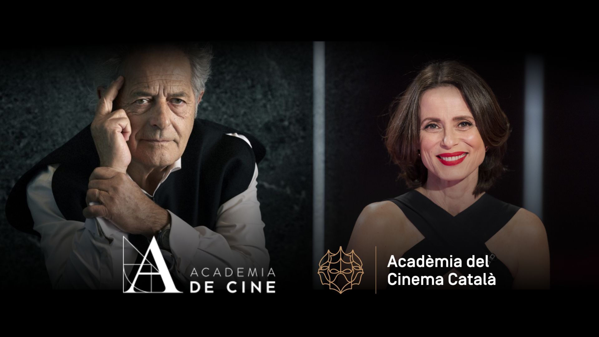 Aitana Sánchez Gijón i Paco Poch, homenatjats per les Acadèmies