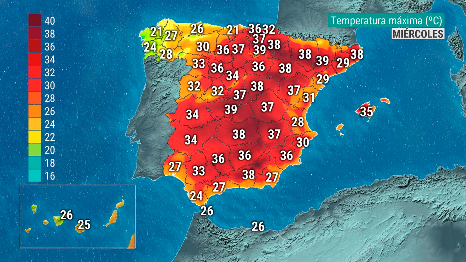 OLA DE CALOR Alerta En 11 Comunidades Aut nomas RTVE