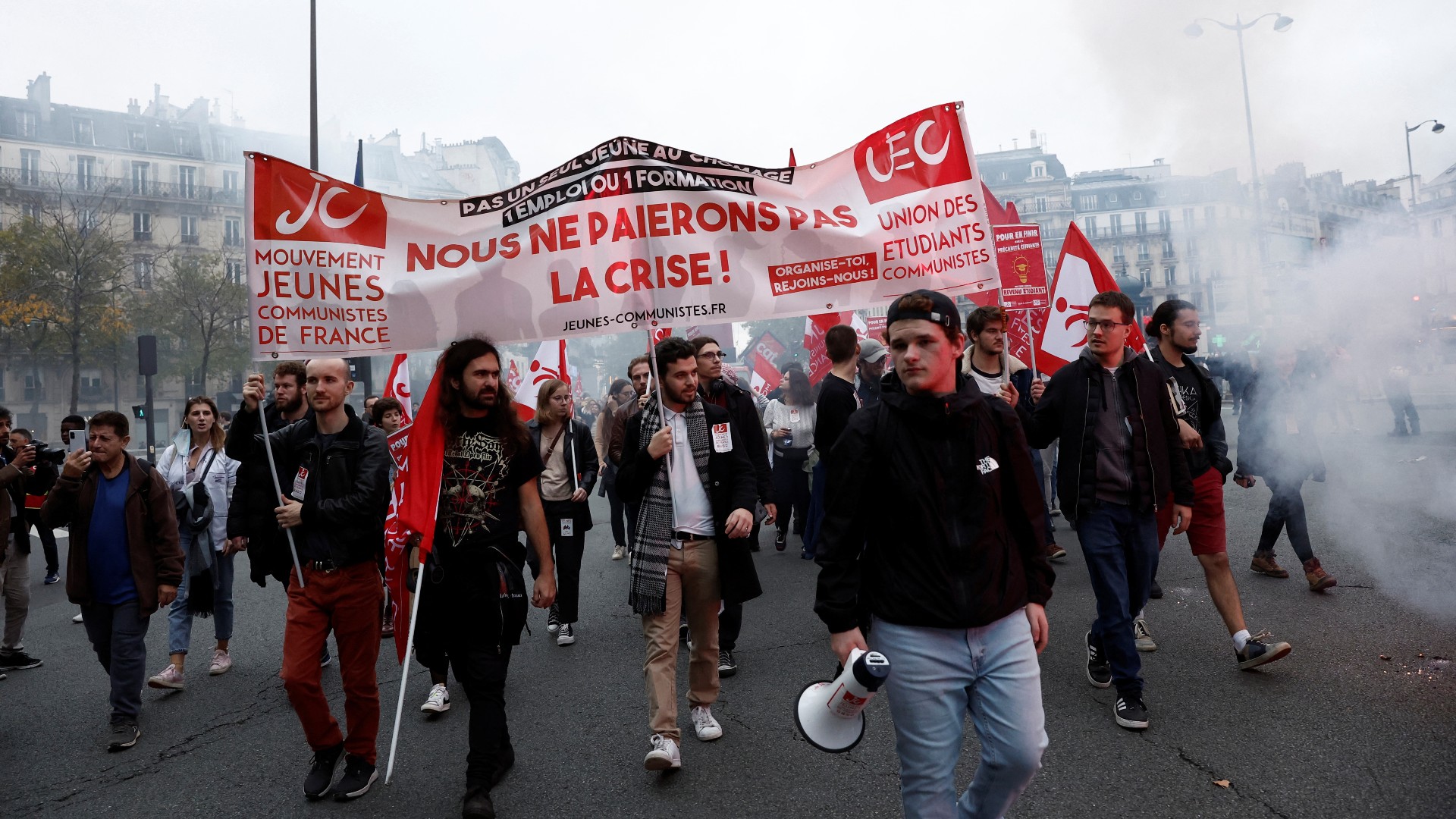 Grève en France avec 140 manifestations