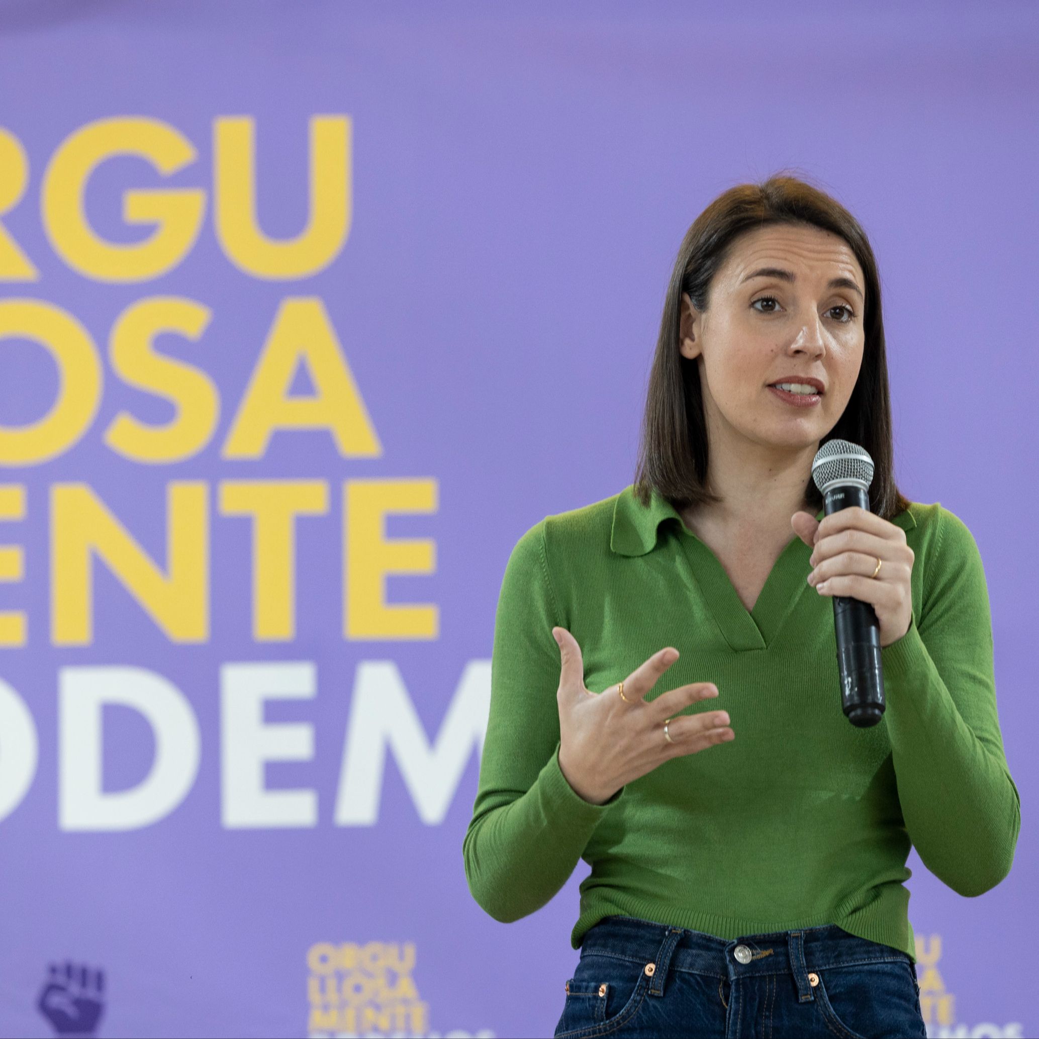 Irene Montero (Podemos) sobre el aumento del gasto en defensa: “El rearme se perpetra y se va a hacer en Europa a las órdenes de Trump”