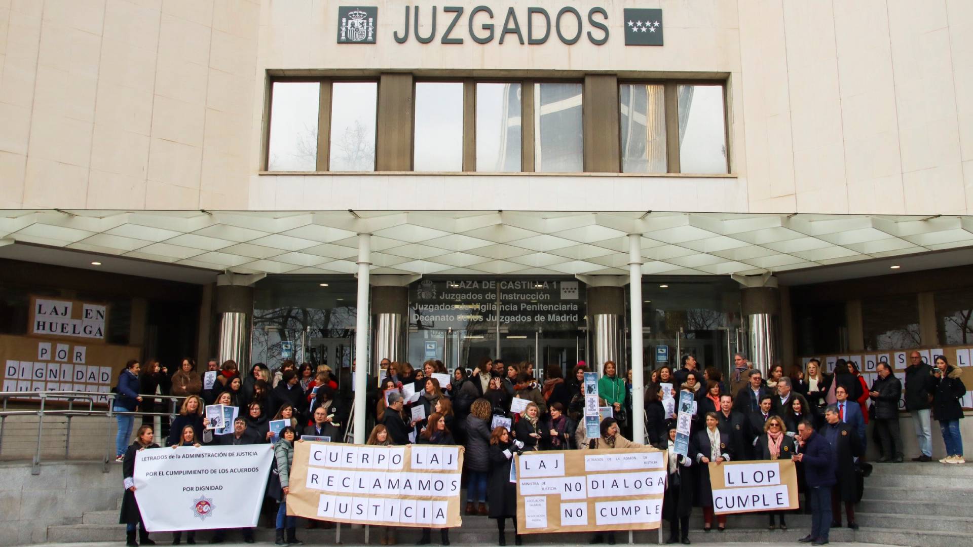 Justicia y los letrados en huelga no llegan a un acuerdo