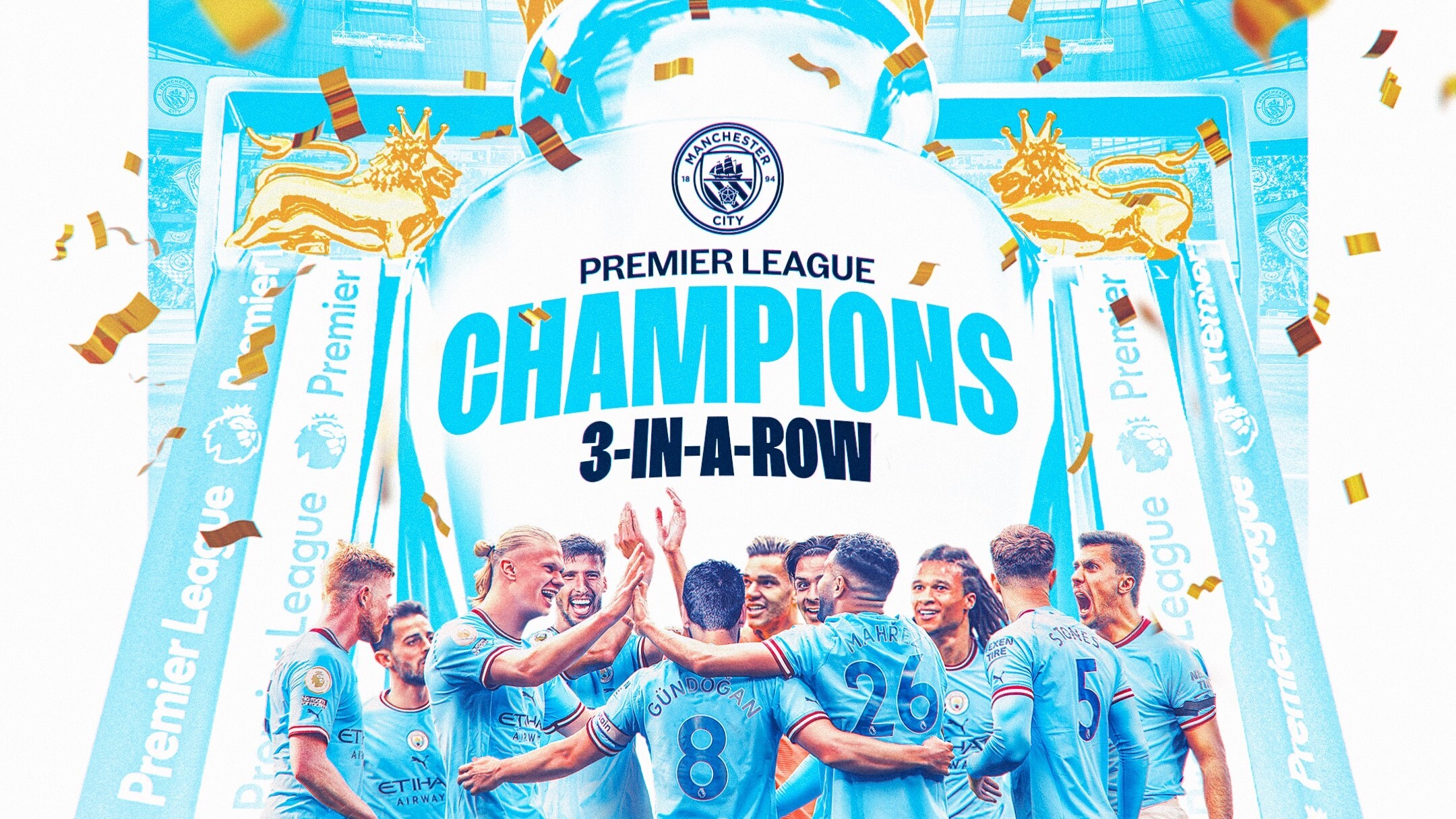 El Manchester City, campeón de la Premier League tras la derrota del