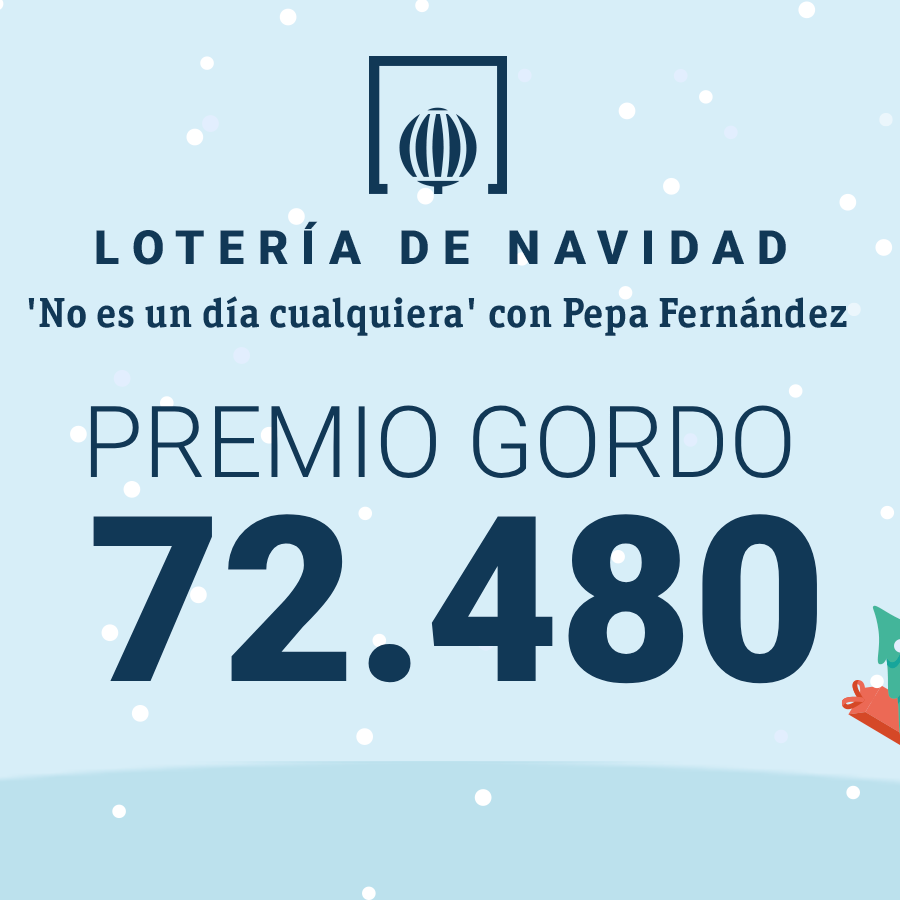 No es un día cualquiera - El 72.480 es el Gordo de la Lotería Nacional de 2024