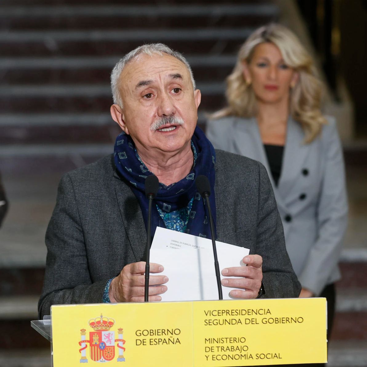 Pepe Álvarez (UGT): “El acuerdo por la reforma del subsidio de desempleo no costará dinero al Estado”