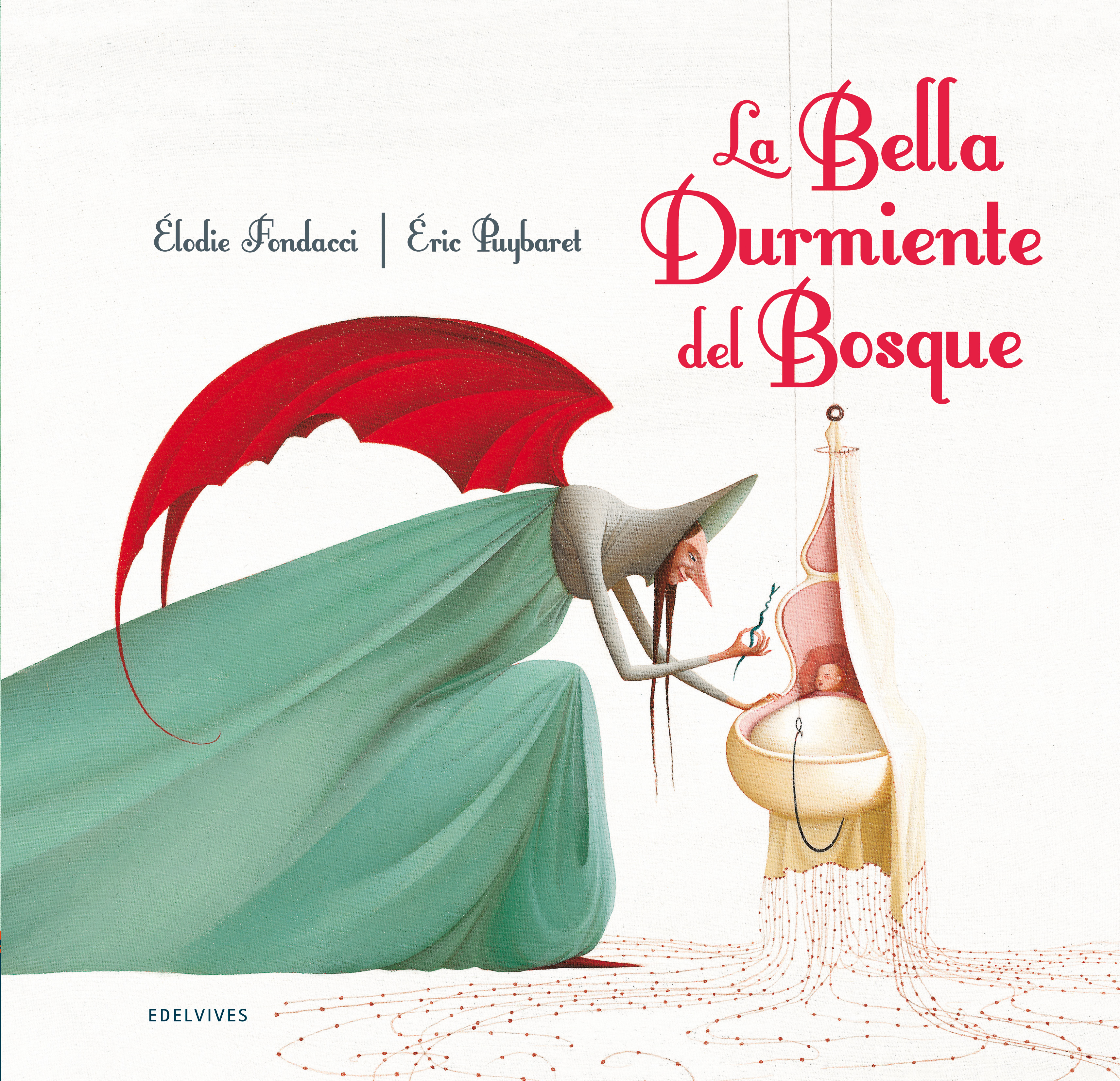 Portada de 'La bella durmiente' del bosque', de Charles Perrault, Élodie Fondacci y Éric Puybaret