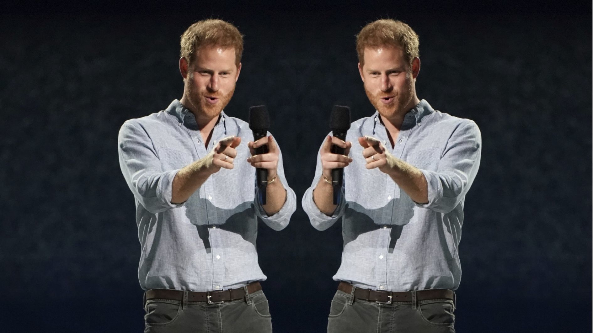 Prince Harry finds his Doppelgänger, do you recognize him?