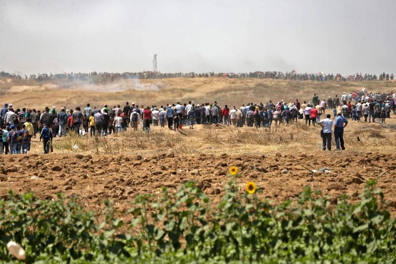 Protestas contra la inauguración de la embajada estadounidense en Jerusalén