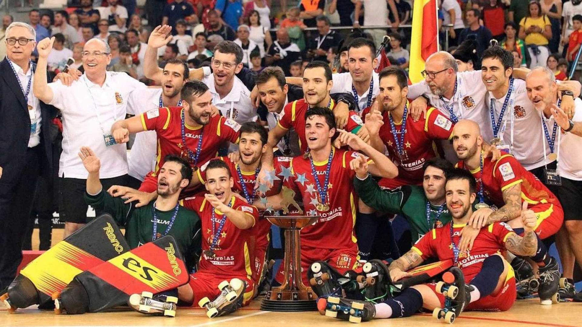 Quédate en casa con TDP Hockey patines Final Campeonato de Europa