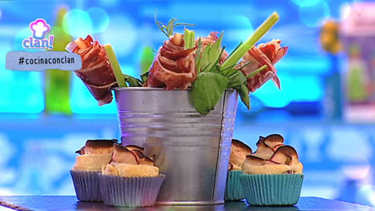Receta Exprés - Ramo de rosas de jamón ibérico