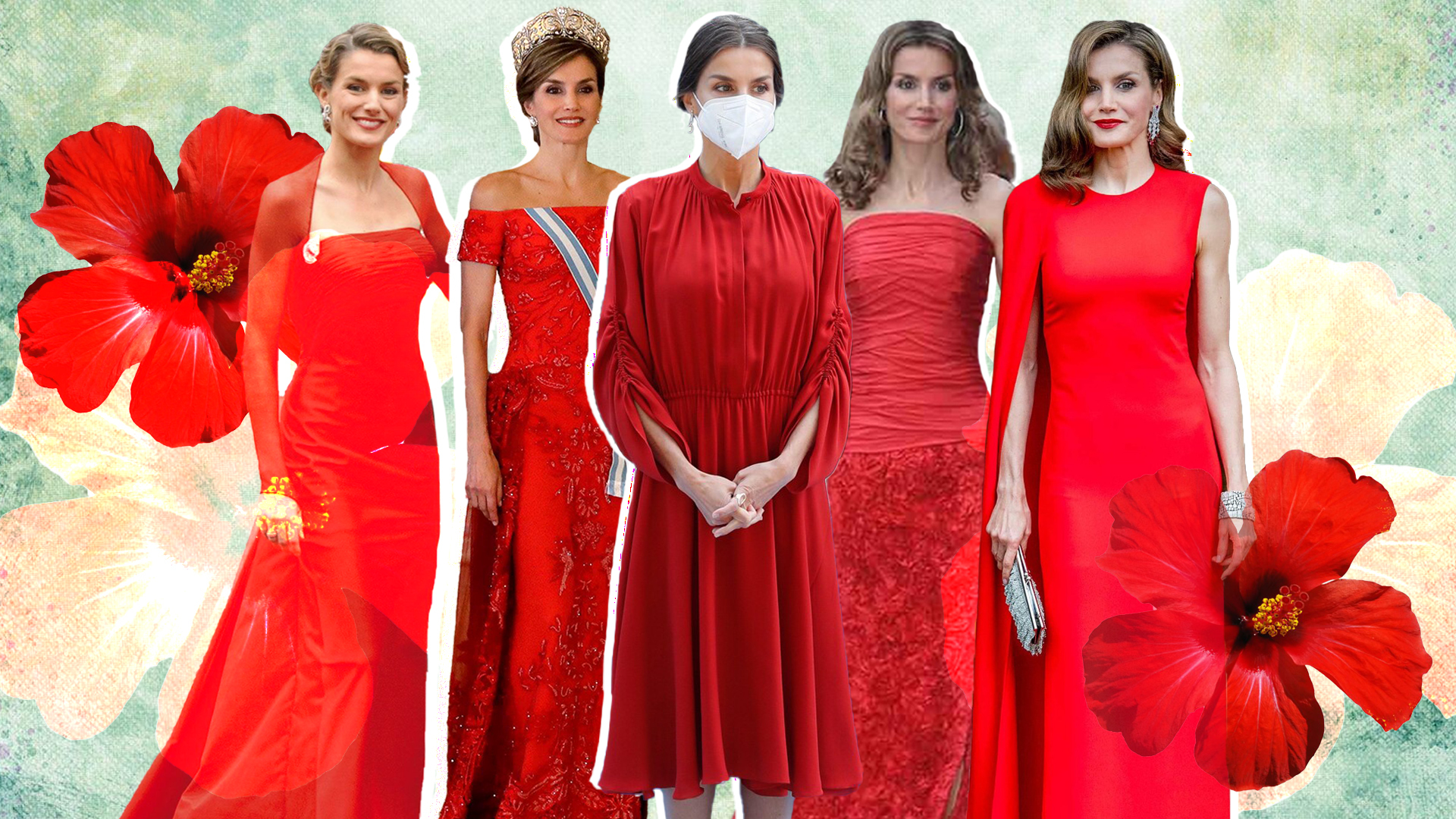 autopista cómodo Supermercado La reina Letizia y sus 10 mejores vestidos rojos