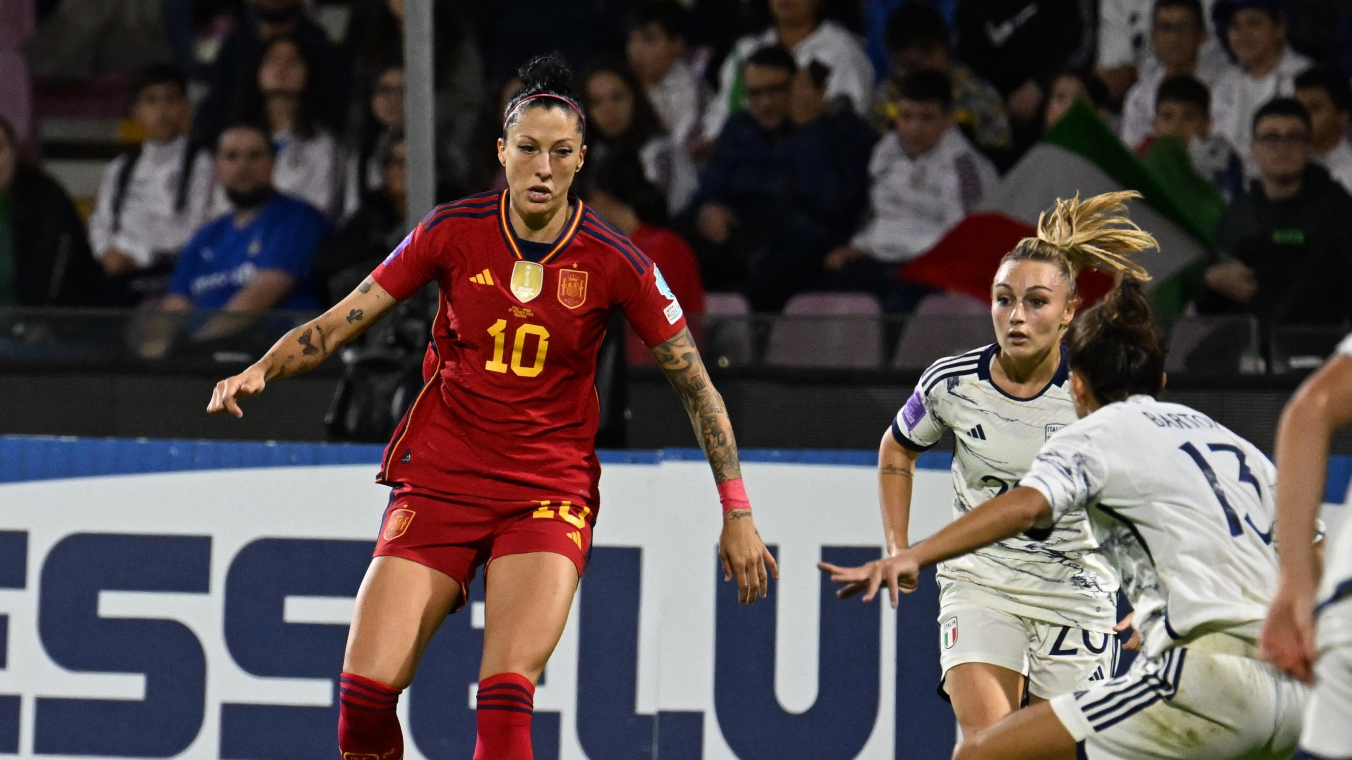 Partido femenino italia españa