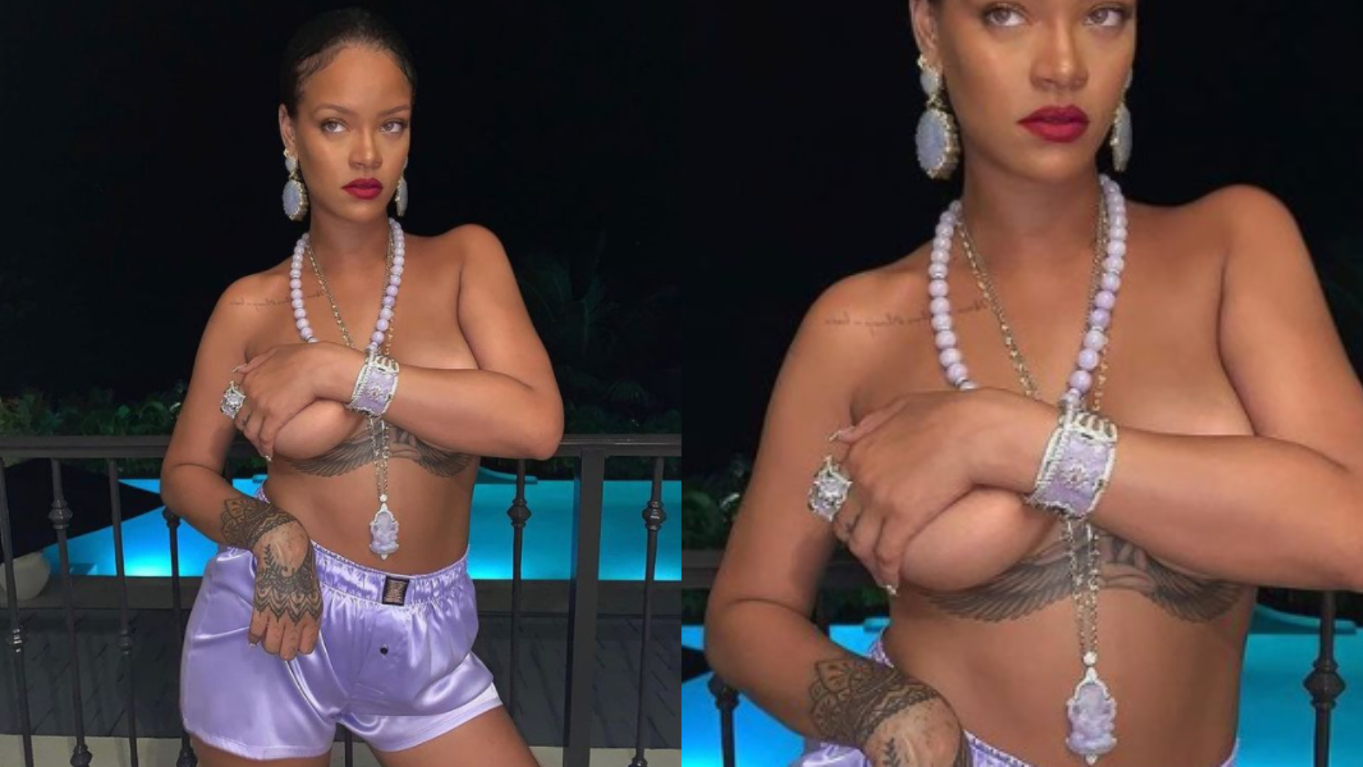 Rihanna Naked Tits