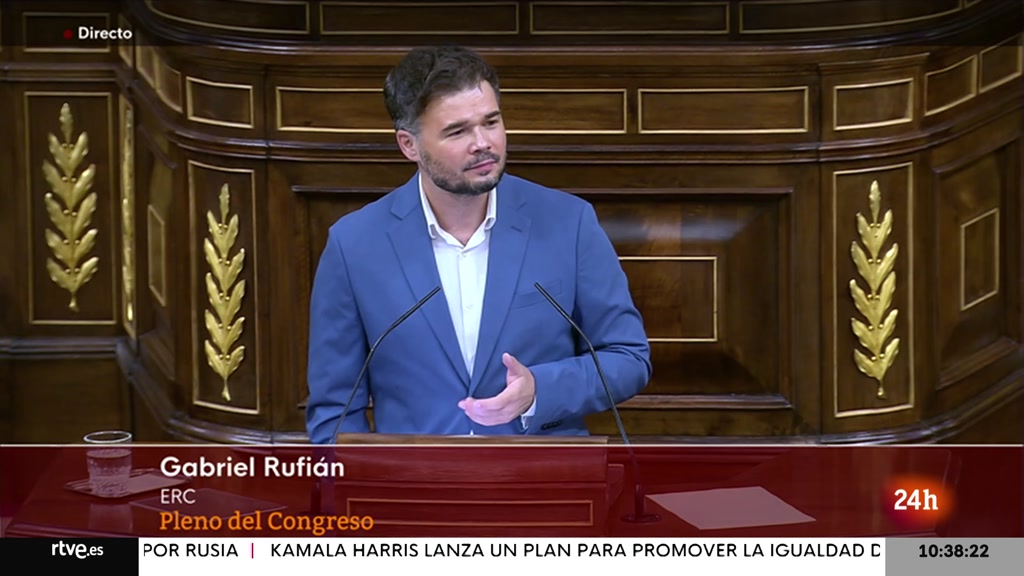 Rufián: "Si aumenta el gasto en Defensa (...), sale de los servicios públicos"