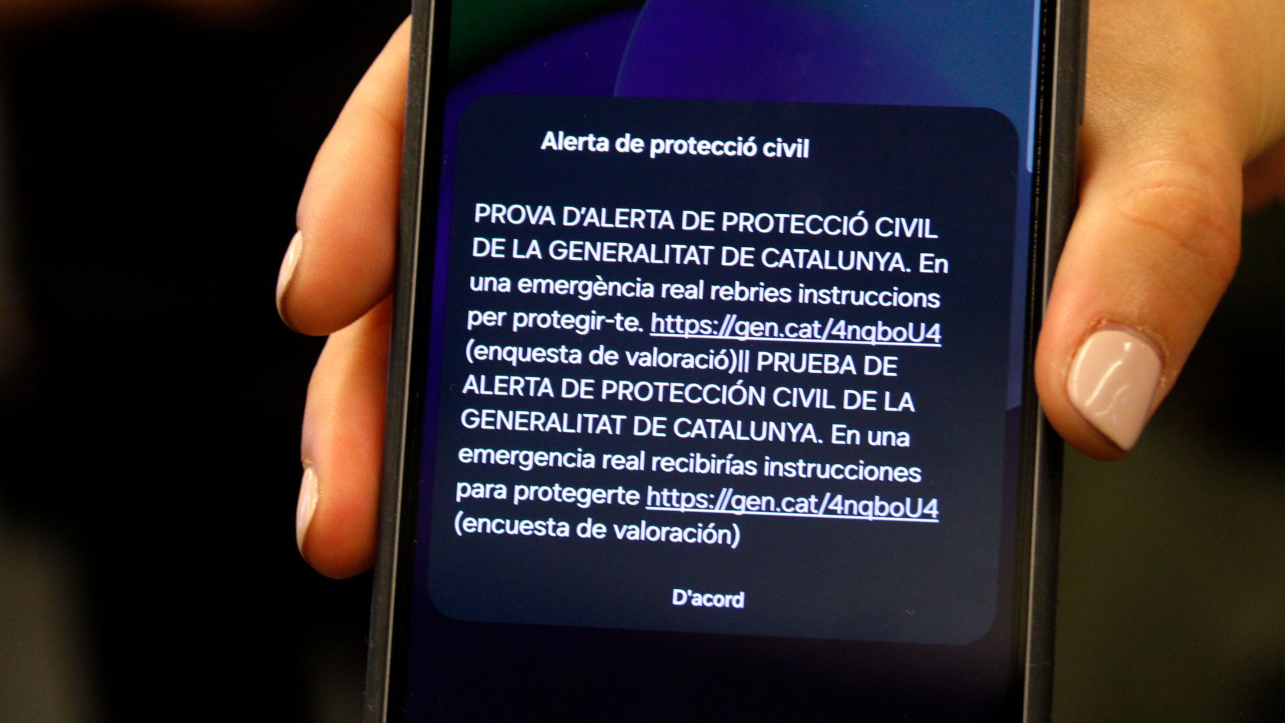 Sonen els mòbils a Lleida per una prova Es Alert de Protecció Civil