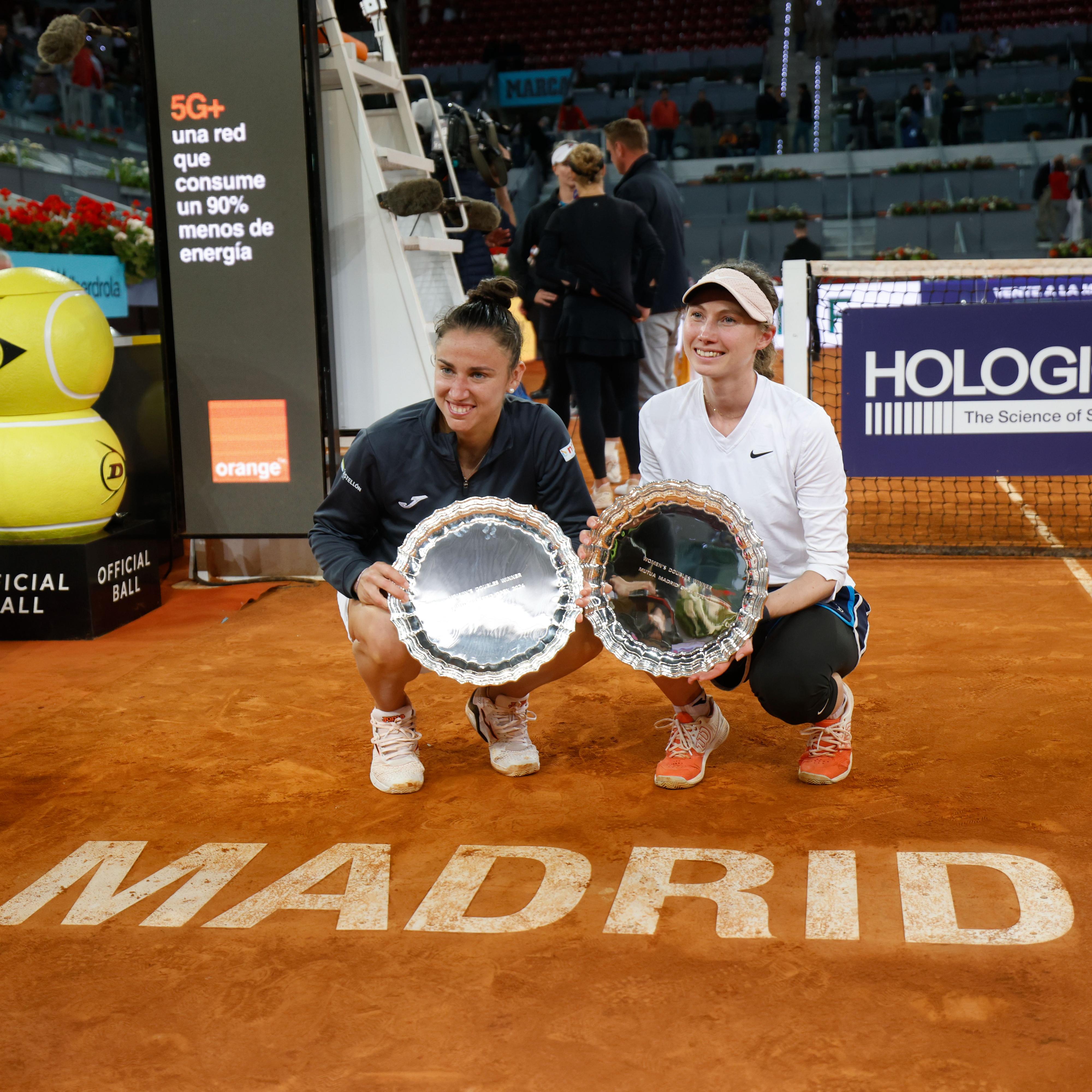 Tablero deportivo – Sara Sorribes y Cristina Bucsa campeonas en Madrid en su primer torneo juntas