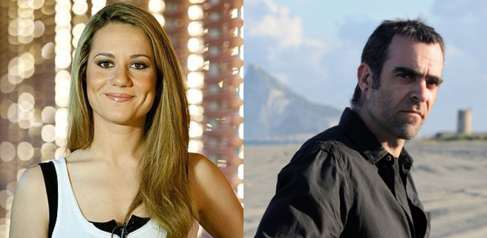 Henar Álvarez, presentadora de 'Días de cine' y Luis Tosar en 'El niño', la película estrella de esta semana