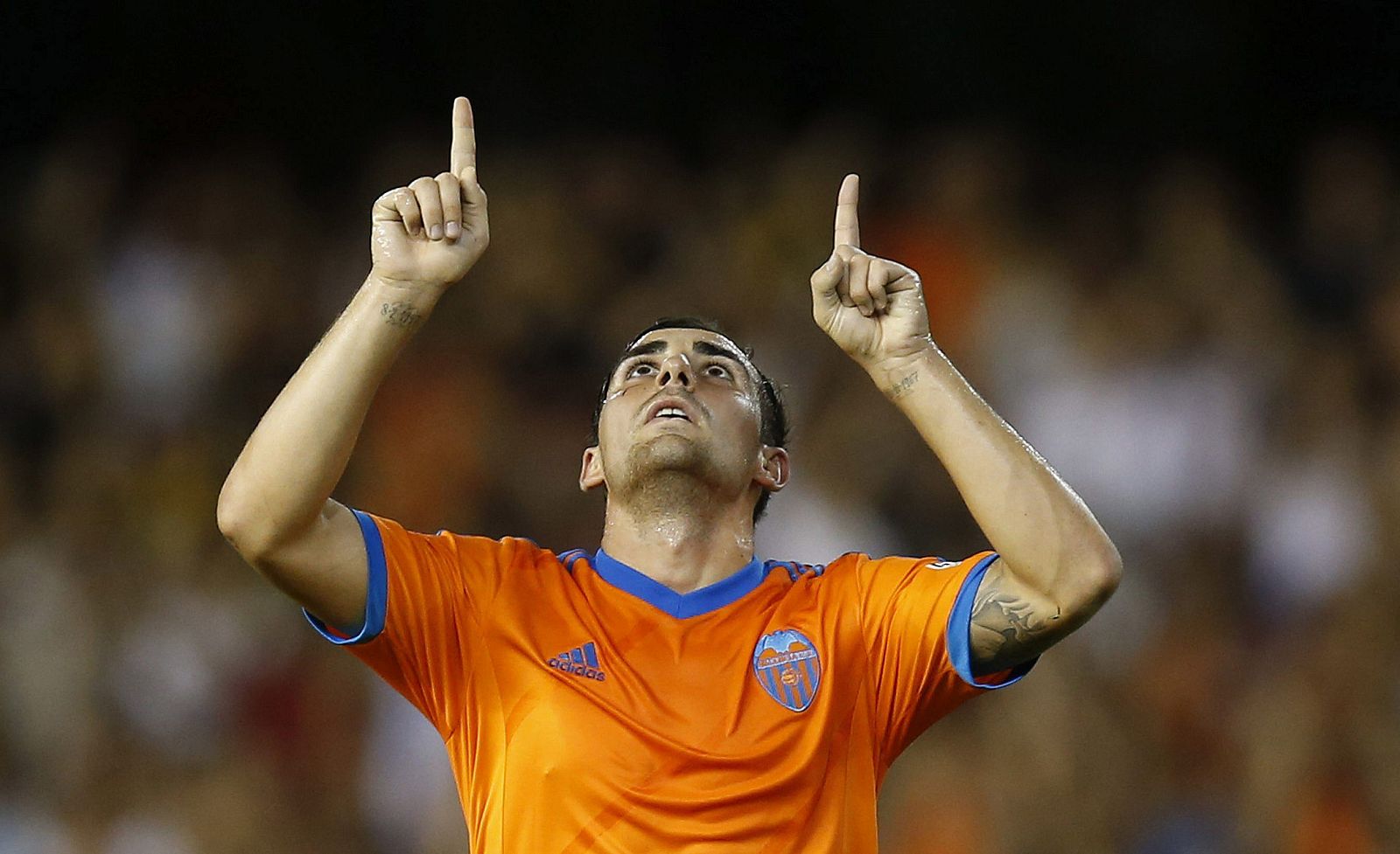 El delantero del Valencia CF Paco Alcácer