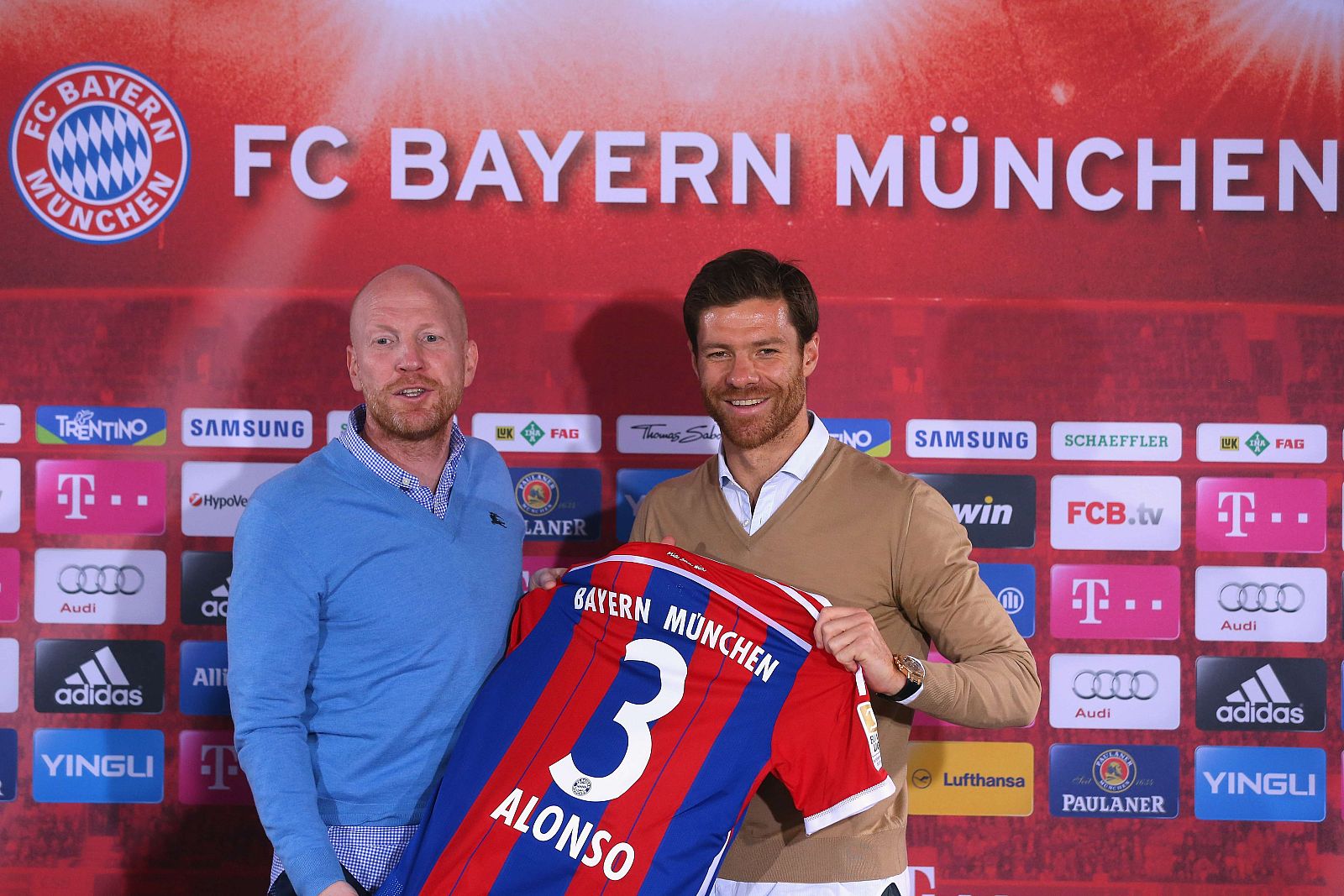 Xabi Alonso, durante su presentación como nuevo jugador del Bayern de Múnich.