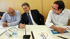 Mas transmite a altos cargos de la Generalitat la "certeza" de que habrá consulta
