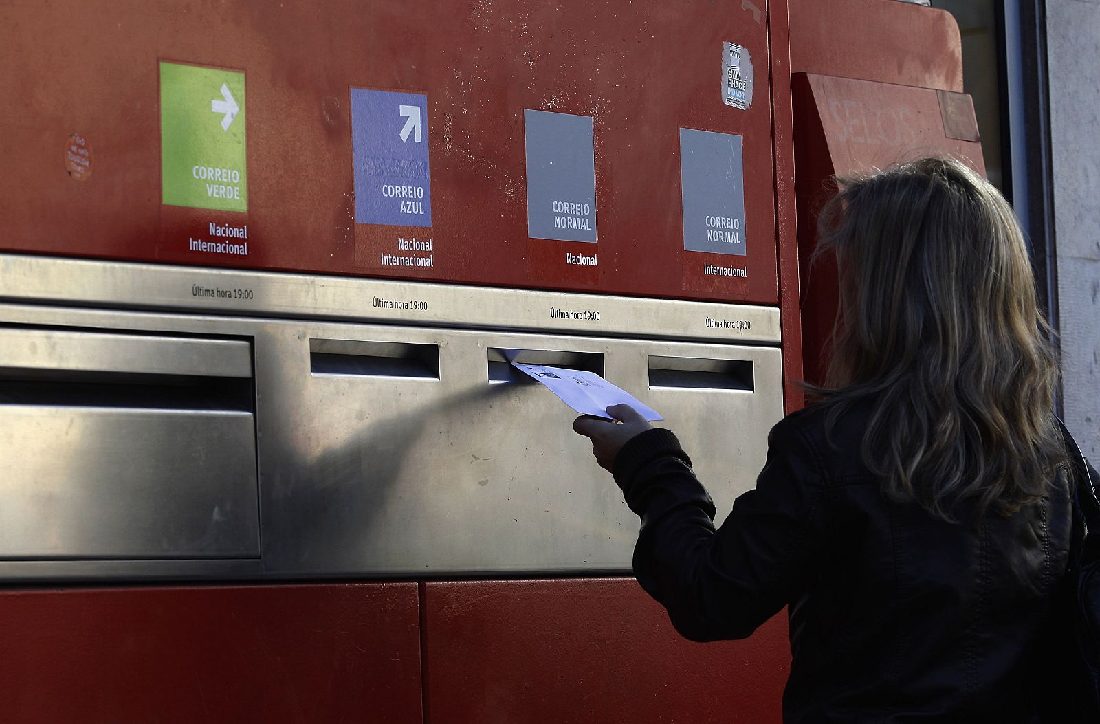 Una oficina de Correos Estatales de Portugal (CTT) en Lisboa