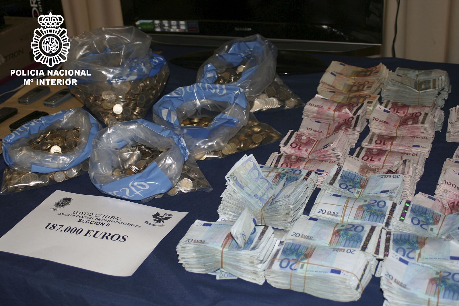 Desarticulado en Madrid un grupo organizado de narcotraficantes