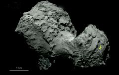 La sonda Rosetta aterrizará en la cabeza del cometa en noviembre