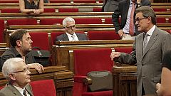 El PSC ofrece su apoyo a Mas para agotar la legislatura y el PP le reta a aclarar si pondrá urnas