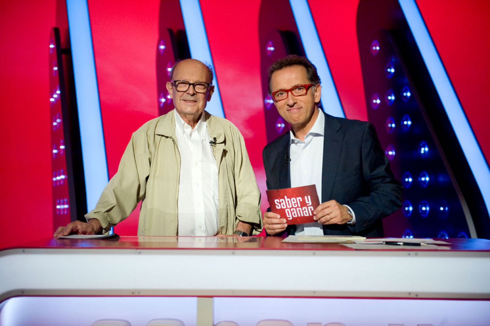 Francisco Ibáñez con Jordi Hurtado