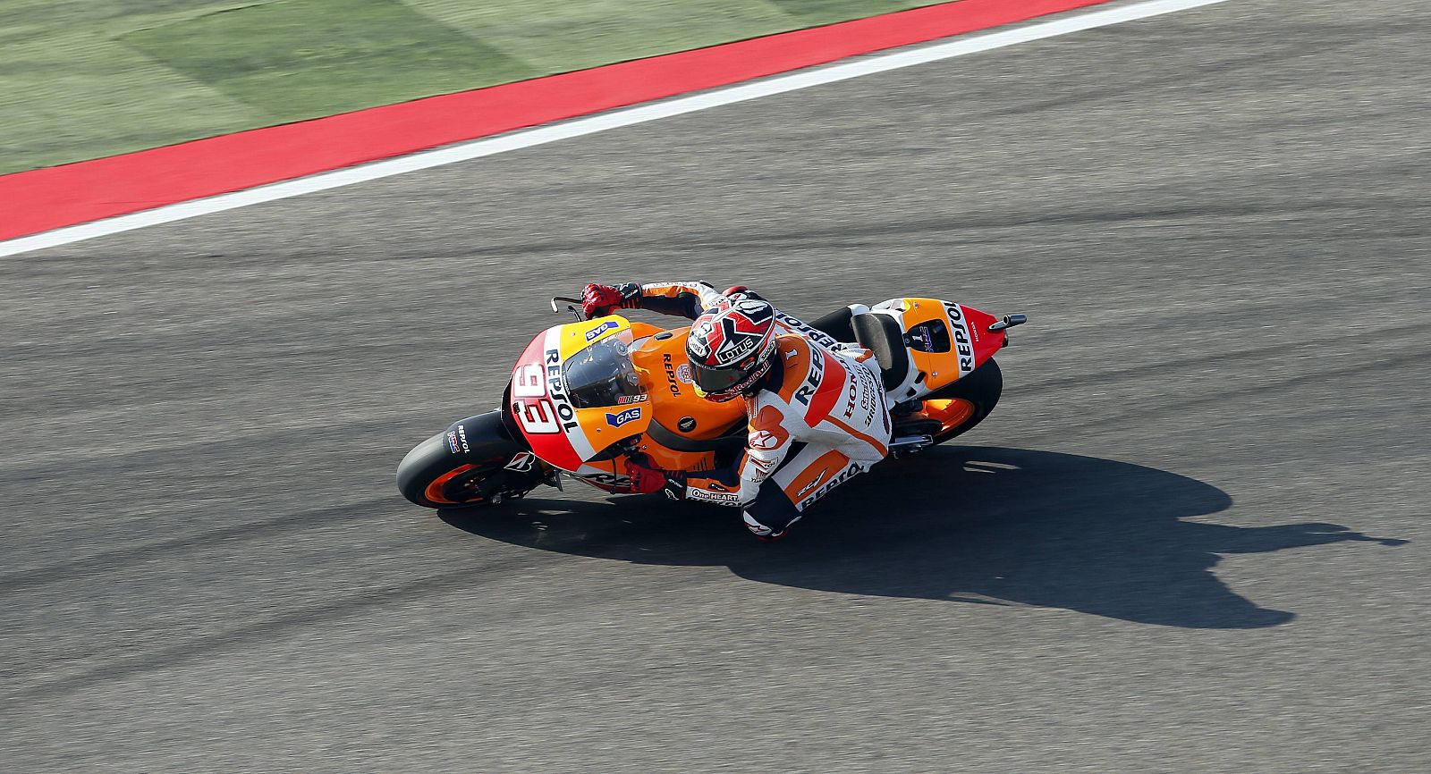 El piloto español Marc Márquez, en Motorland Aragón