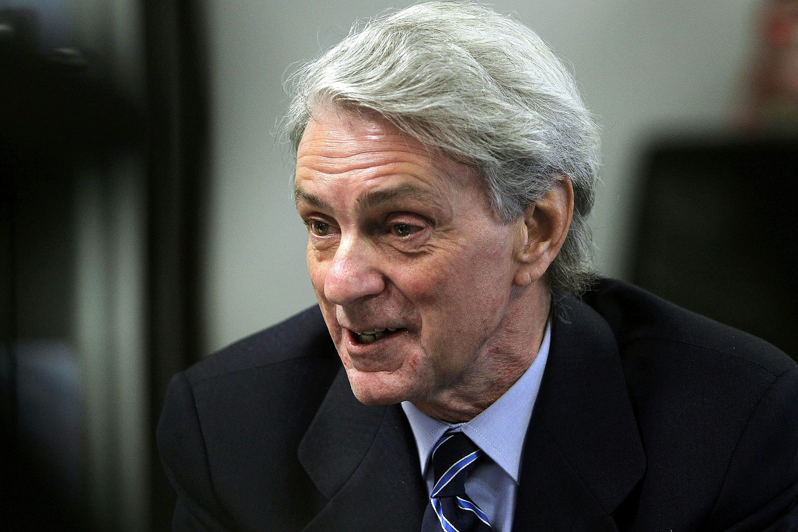 El presidente de Unesa, Eduardo Montes, durante la presentación de la memoria estadística y el balance eléctrico de 2013