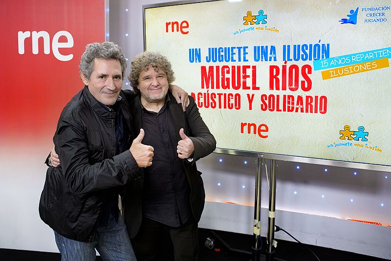 Miguel Ríos ofrece un concierto único a beneficio de la campaña de RNE 'Un juguete, una ilusión'