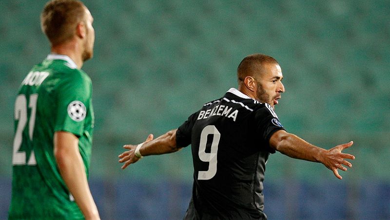 El Real Madrid suda más de lo previsto para ganar al Ludogorets