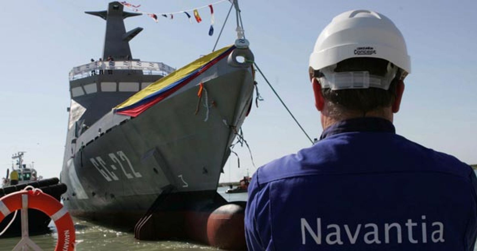 Astillero de la empresa pública Navantia