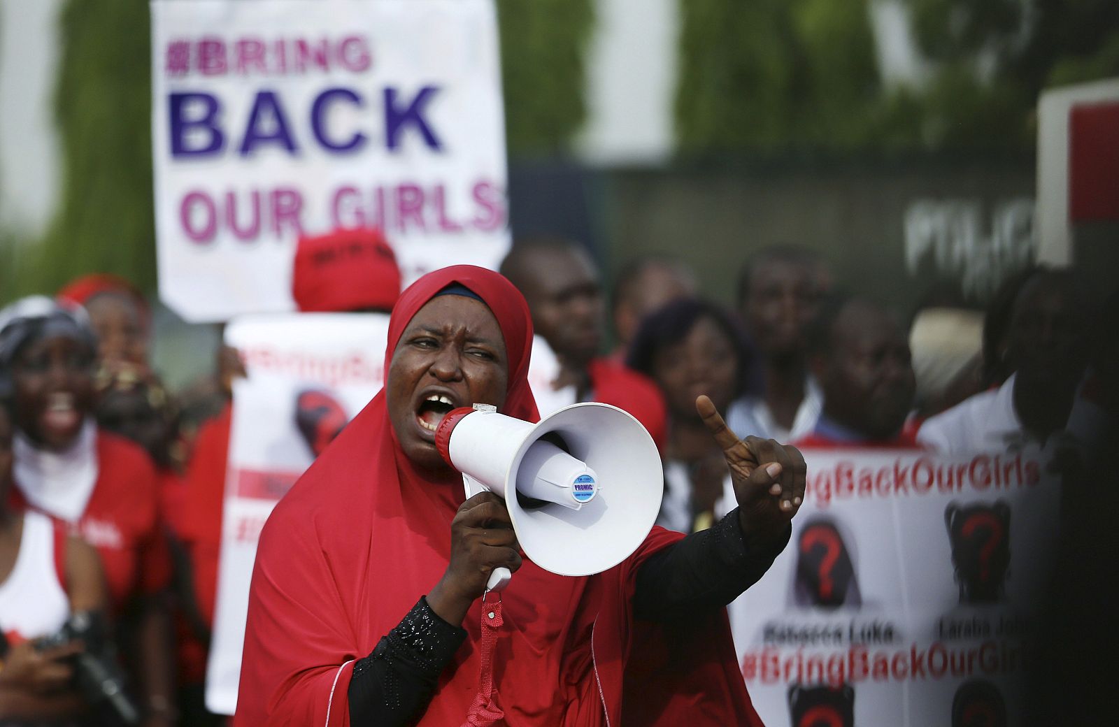 Protesta de la campaña 'Bring Back Our Girls' en Nigeria