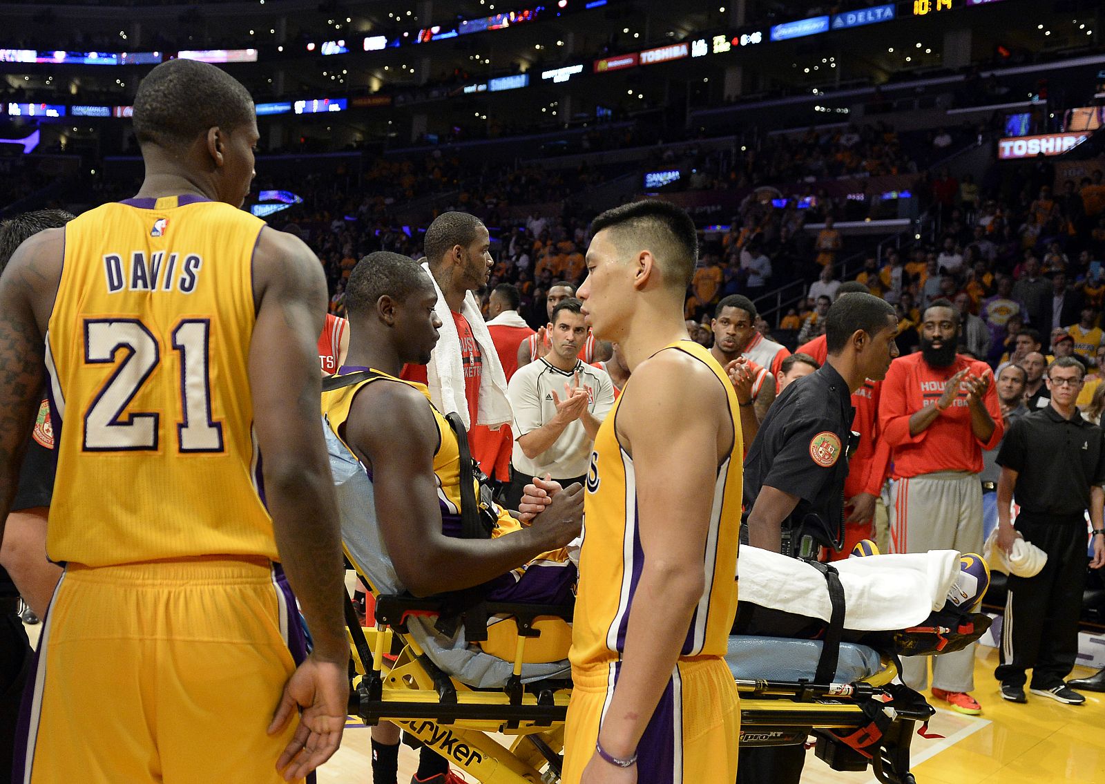 NBA: Houston Rockets at Los Angeles Lakers