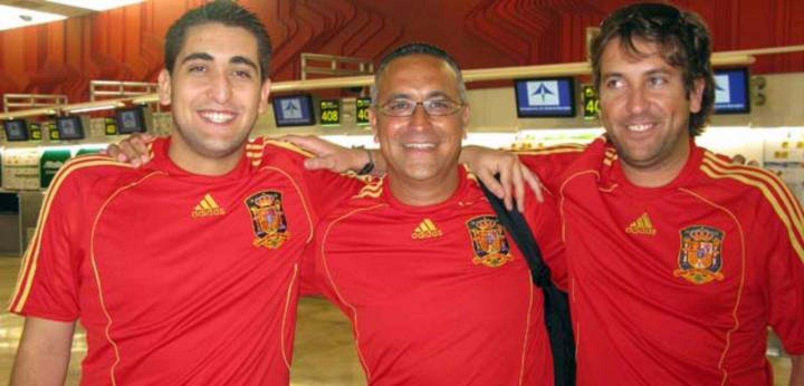 David, Alberto y Juan Ramón, viaje Alicante-Viena