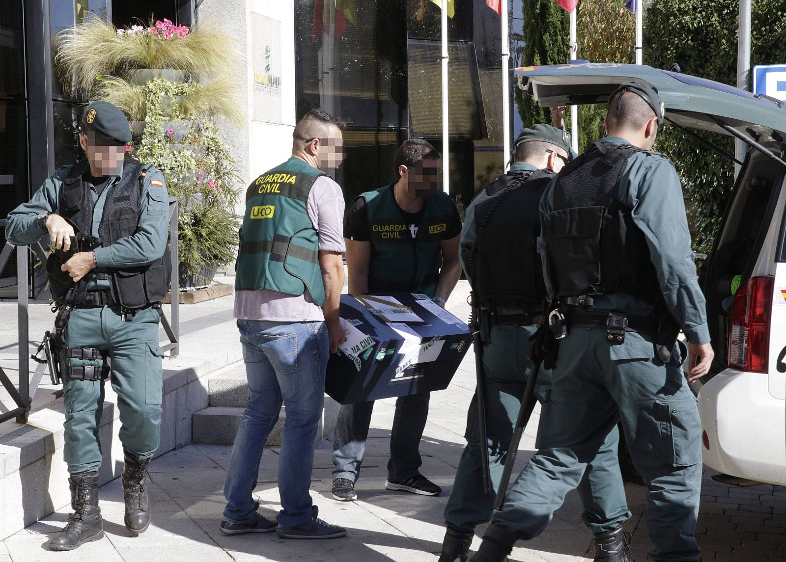 La Guardia Civil registra las dependencias del Ayuntamiento de Collado Villalba en la Operación Púnica