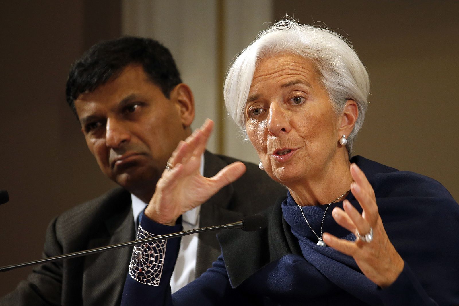 La directora gerente del FMI, Christine Lagarde