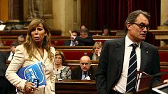 Mas afirma que los catalanes no temen al Estado y critica que el PP recurra a la Fiscalía