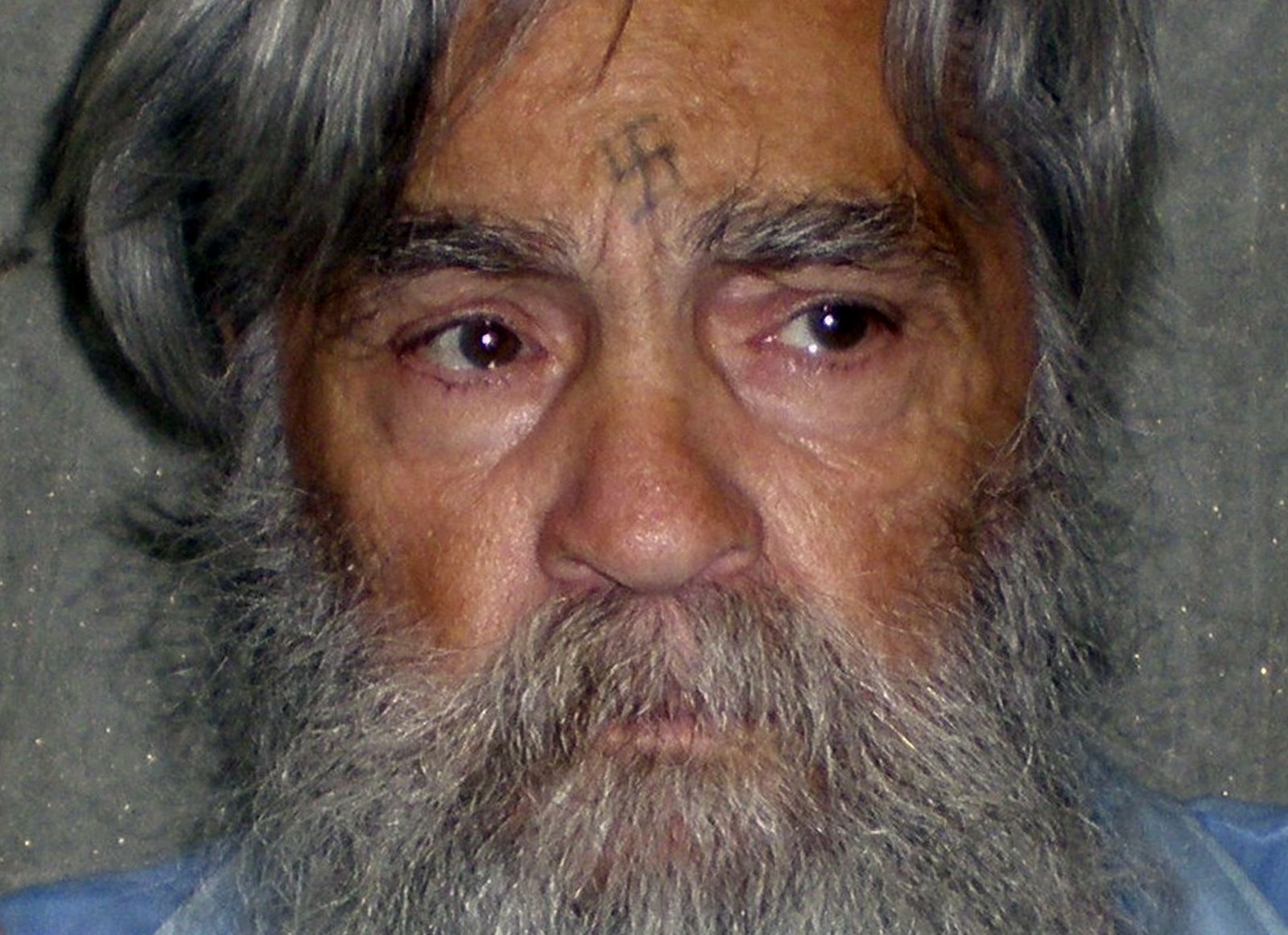 Handout photo of convicted murderer Charles Manson from the California Department of Corrections